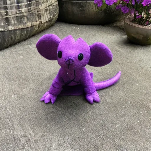 Image similar to purple puppy dragon