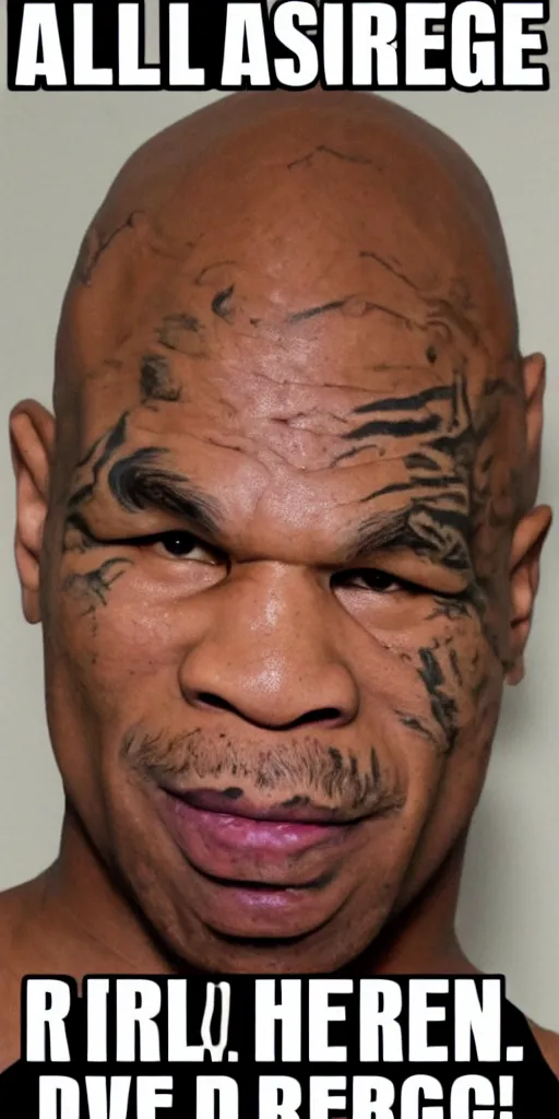 Image similar to all rise and please welcome judge mike tyson