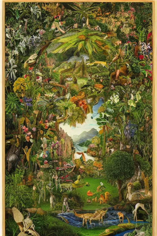 Image similar to photograph of garden of eden