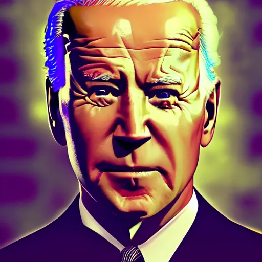 Image similar to joe biden, digital art, cosmic, 3 d high definition, trending on art station, photorealistic, high resolution, 8 k, octane, hyper detailed, insane details, intricate, elite, ornate, elegant trend, highly detailed and intricate, sharp focus, photography, unreal engine