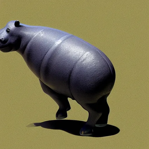 Image similar to a hippo made from a hippocampus