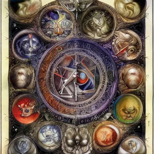 Image similar to detailed and sharp cancer zodiac artwork, mystic style, detailed, 8 k, detailed, symmetrical, by brian froud