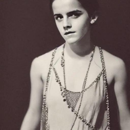 Prompt: emma watson in 1 9 2 0