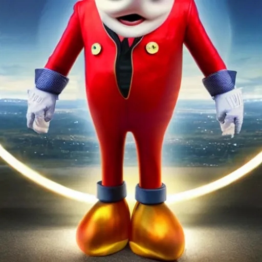 Image similar to elon musk as doctor eggman in sonic live action movie , 8k resolution, full HD, cinematic lighting, award winning, anatomically correct