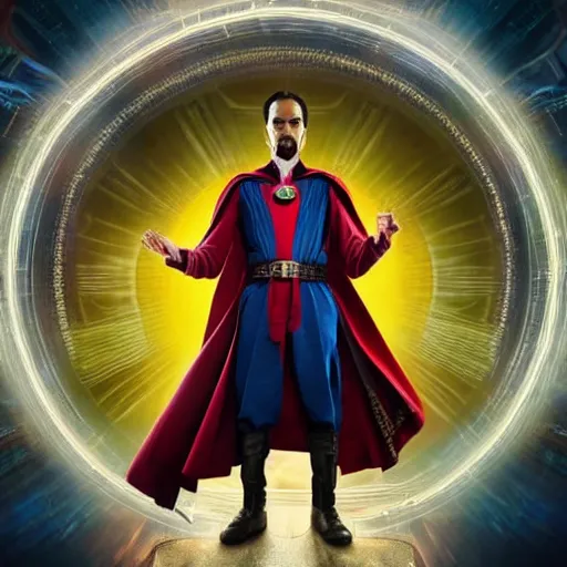 Image similar to snoop dogg as doctor strange, marvel cinematic universe, mcu, 8 k, raw, unedited, symmetrical balance, in - frame,