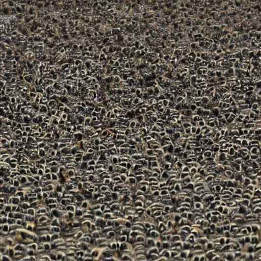 Image similar to cats swarming like swarms of bees