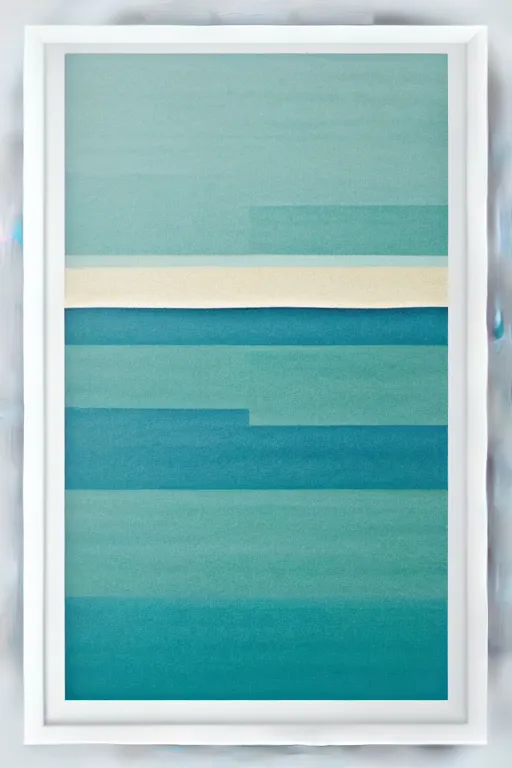 Image similar to minimalist boho style art of an ocean