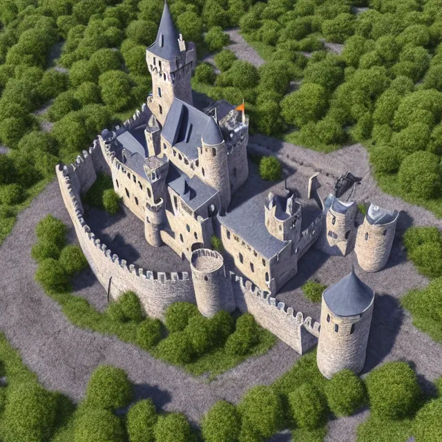 Prompt: castle, highly detailed, 4 k, hdr, smooth, sharp focus, high resolution, award - winning photo, photorealistic