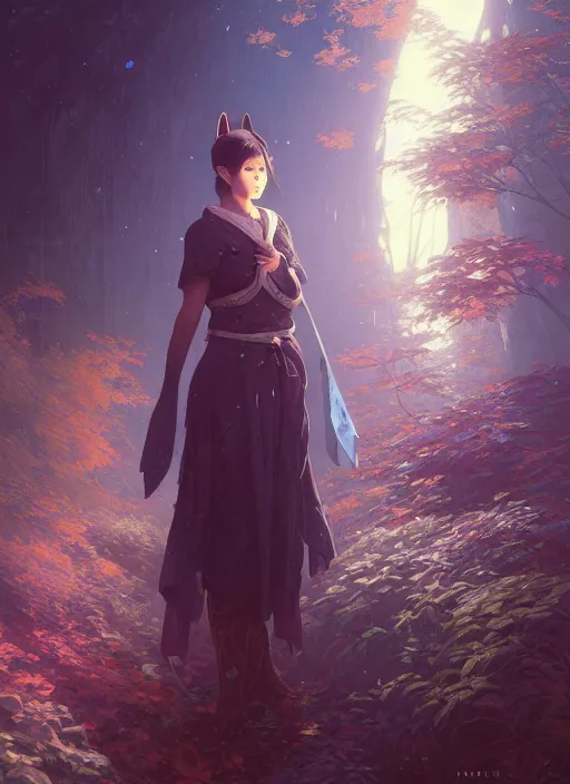 Image similar to Highly detailed portrait of Shiba inu, Stephen Bliss, unreal engine, fantasy art by Greg Rutkowski, Loish, Rhads, ferdinand knab, Makoto Shinkai and Lois van baarle, ilya kuvshinov, rossdraws, Tom Bagshaw, alphonse mucha, global illumination, radiant light, detailed and intricate environment