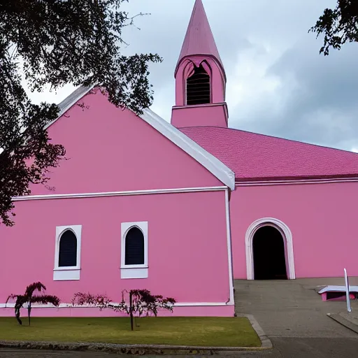 Image similar to pink church