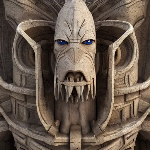 Image similar to fuming effigy, gatebreaker ram, beings of astonishing structure, high detail, cinematic, cgsociety 8k