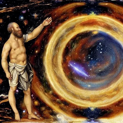 Image similar to the creation of the universe.