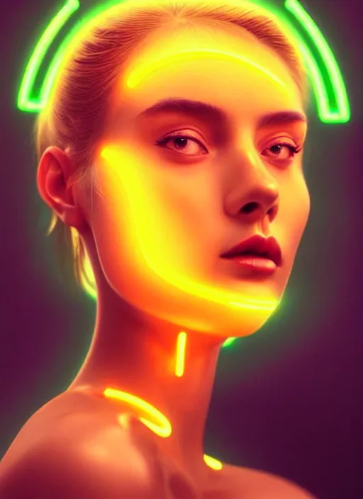 Image similar to a highly detailed long shot photo of sensual female face portrait, futurism, rococo cyber neon lighting, detailed futuristic fibonacci jewelry, profile posing, hyper photorealistic, crispy quality, digital photography, trending in pinterest, cinematic, 4 k ultra hd, art by pascal blanche, art by greg rutkowski, art by artgerm,