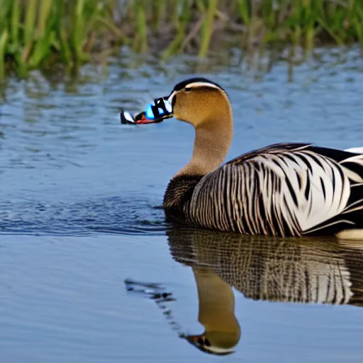 Image similar to duck killing goose