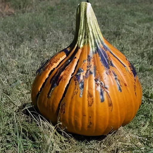 Image similar to a gourd mixed with amber heard hybrid intercross