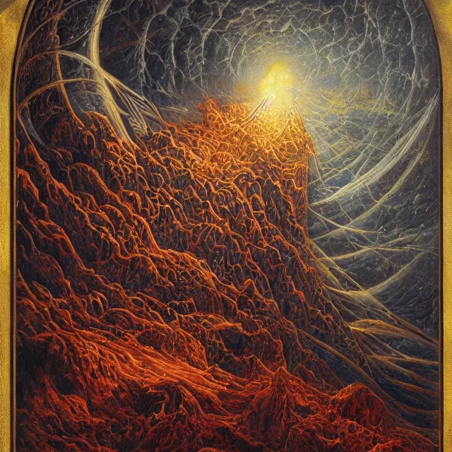 Prompt: a painting of the void by johfra bosschart, dark fantasy art, high detail, trending on artstation