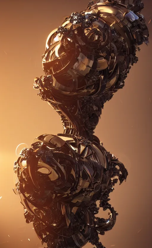 Image similar to beautiful impish biomechanical incredible technological hair, masterpiece crystalline incrustations, hyperdetailed face, elegant pose, movie still, intricate, octane render, cinematic lighting, cgsociety, unreal engine,