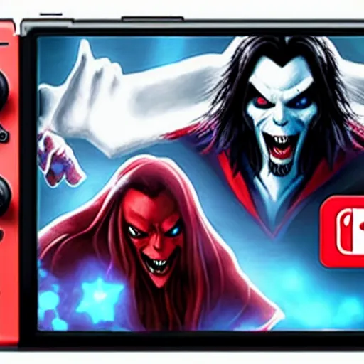 Image similar to Morbius as a Nintendo Switch game, highly detailed, 4k