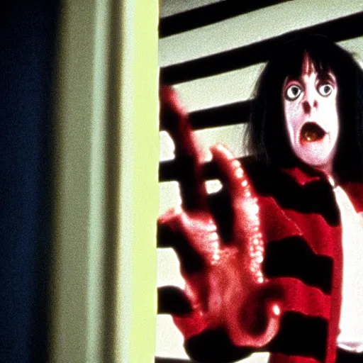 Image similar to Beetlejuice , film still from the movie The Shining