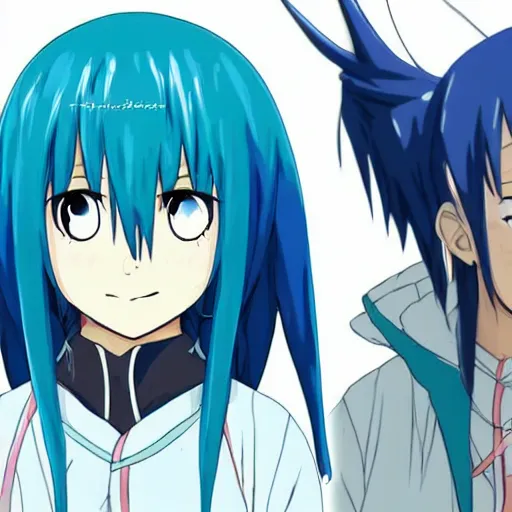 Image similar to full face shot of rimuru tempest from tensei shitara slime datta ken, tensura, that time i got reincarnated as a slime wearing a black jacket, high collar, ultra detailed, concept art, wlop artstation, closeup, pixiv, yoshitaka amano, andy warhol, ilya kuvshinov,