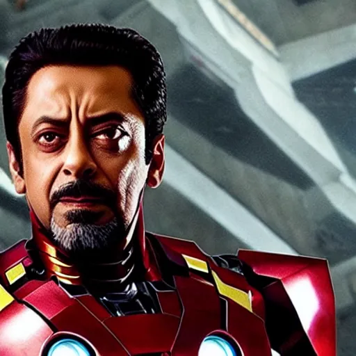 Image similar to still of [ [ salman khan ] ] in iron man suit in iron man movie