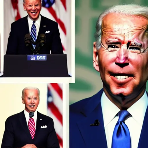 Prompt: 6 0 0 lb joe biden