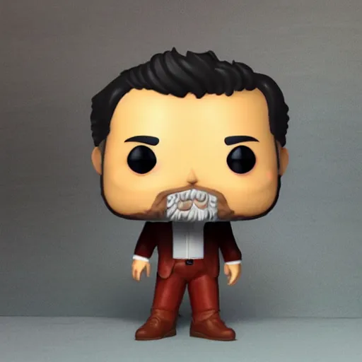 Prompt: mark rutte funko pop