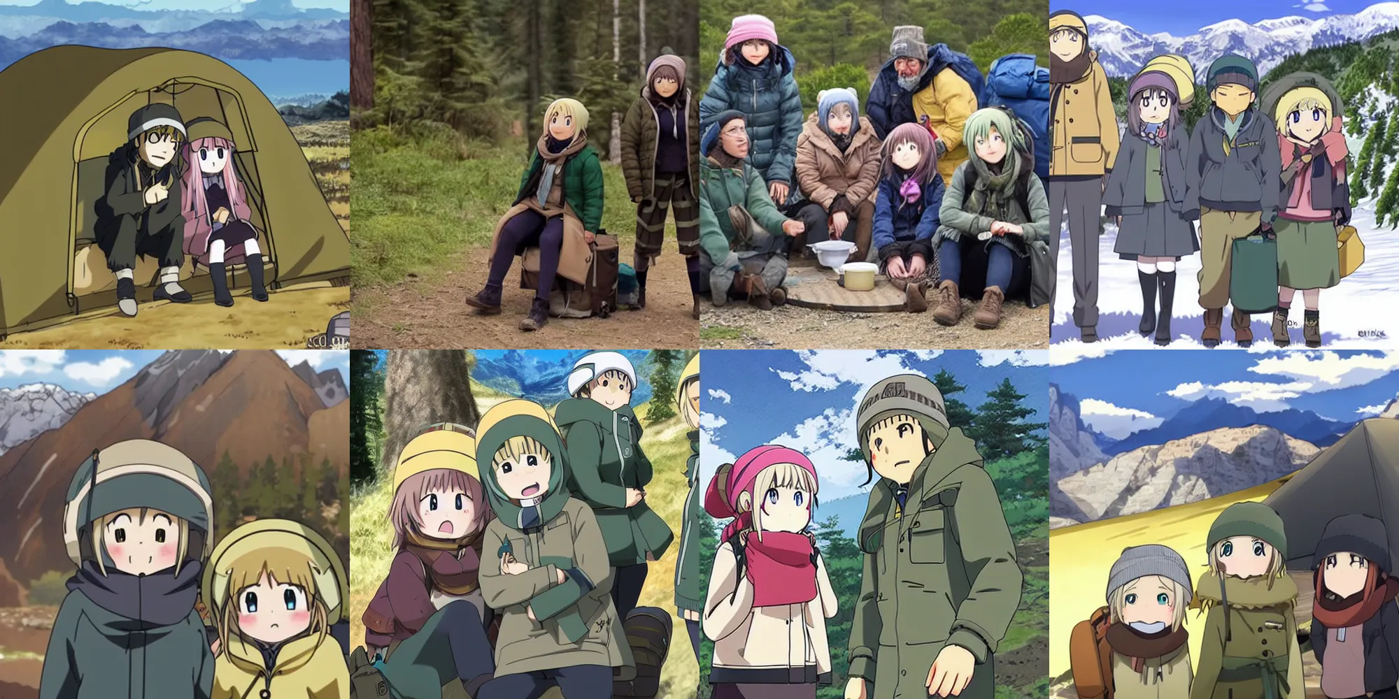 Prompt: yuru camp