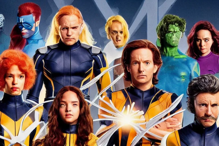 Prompt: The X-Men a live action film by Wes Anderson, 2022