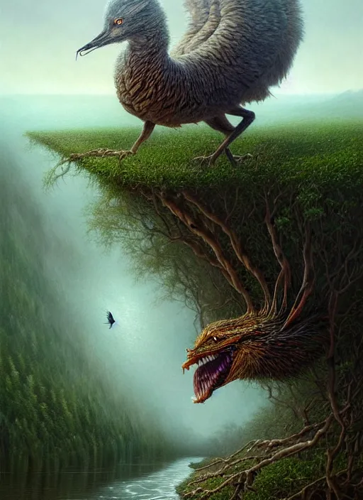 Prompt: a hyper-detailed 3d render like a Oil painting of Nature witnessing itself through all animals, surrealism!!!!! surreal concept art, beautiful!!!!, lifelike, photorealistic, digital painting, aesthetic, smooth, sharp focus, Artstation HD, by Greg Rutkowski, Chris Tulloch McCabe, Valentina Remenar and Asher Duran,