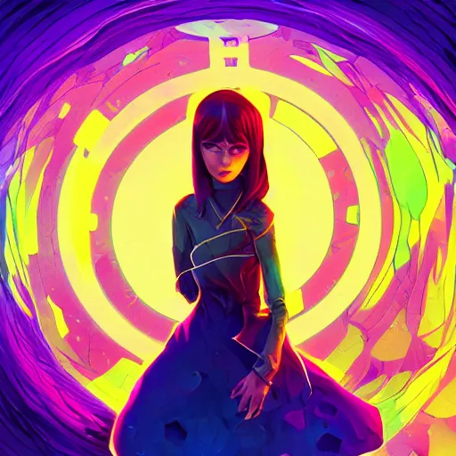 Image similar to skill magic geek inside matrix deepdream radiating a glowing aura stuff loot legends stylized digital illustration video game icon artstation lois van baarle, ilya kuvshinov, rossdraws,