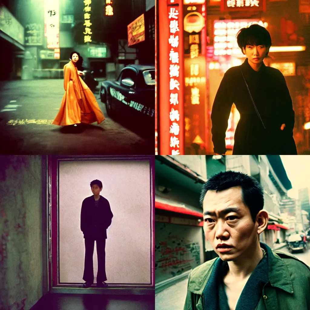 Prompt: a portrait photograph of a character in a scenic environment by wong kar wai, shot on large format film camera, cinematic composition, beautiful lighting, hyper detailed, 8 k