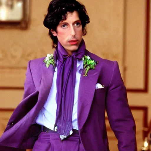 Image similar to still of prince charles in the movie purple rain