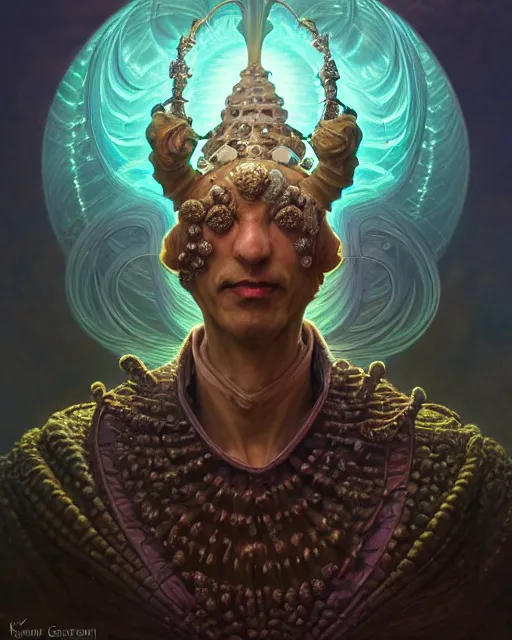 Prompt: front shot of a court jester character, hyperdimensional, bioluminescent hypercubes, ((intricate)), elegant, highly detailed, centered, (((artstation, concept art, smooth, sharp focus, artgerm, Tomasz Alen Kopera, Peter Mohrbacher, donato giancola, Joseph Christian Leyendecker, WLOP, Boris Vallejo))), mugshot!!!!!, ugly!!!!!!, octane render, nvidia raytracing demo, grainy, muted, 8K