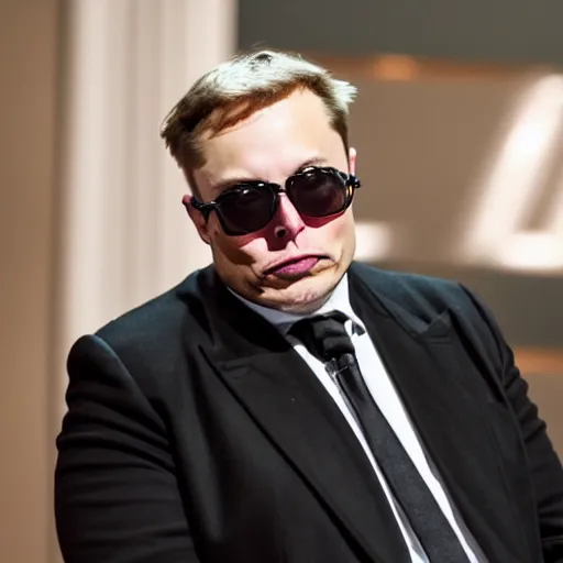 Prompt: elon musk as an old british man, wearing a monocle, 4 k