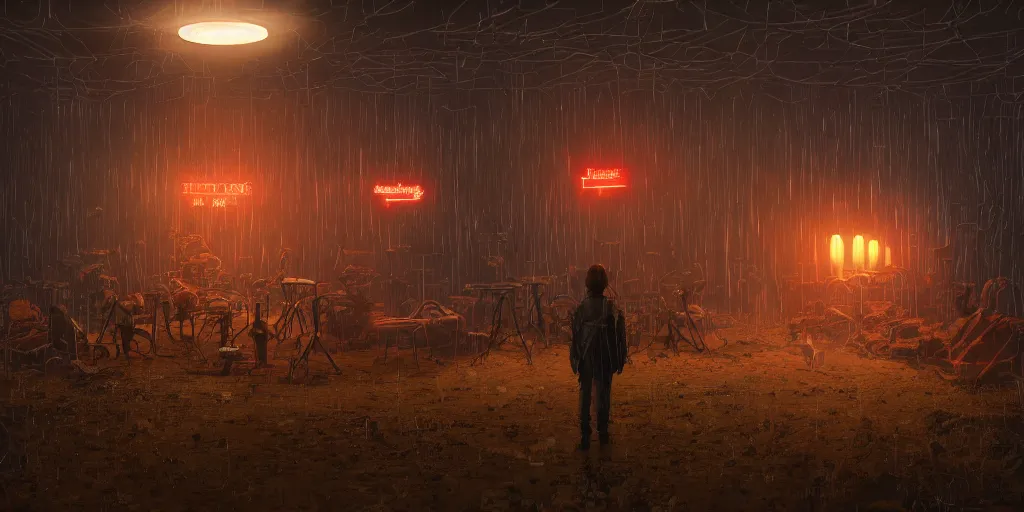 Prompt: and if i only could, i'd make a deal with god,, stranger things, demodog, demogorgon, mindflayer, cinematic, highly detailed, photorealistic, volumetric lighting