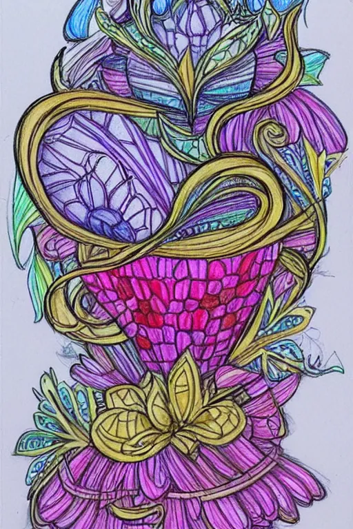 Image similar to cromotea, sketch, colouring and art by jacqueline e