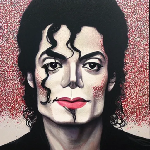 Image similar to a portrait of Michael Jackson in a scenic environment by James Jean, hyperdetailed