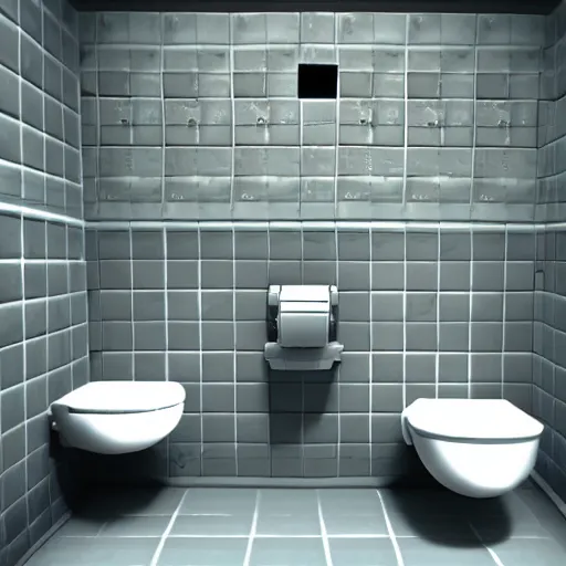 Prompt: Gaming toilet, 3d, photorealistic