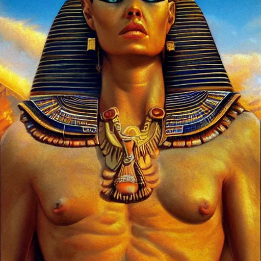 Image similar to epic masterpiece eternal starvation of Egyptian sun god Ken Kelly, photorealistic, cinematic, fantastic reality, detailed, intricate dramatic lighting, establishing shot, 8k resolution – W 1024