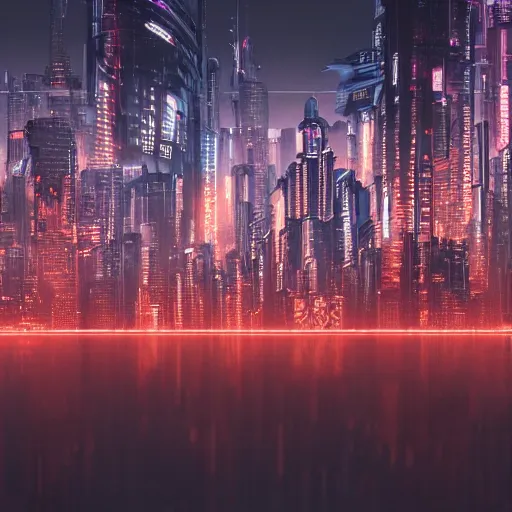 Prompt: futuristic cyberpunk utopian cityscape, mesmerizing 1 0 8 0 p hd photo