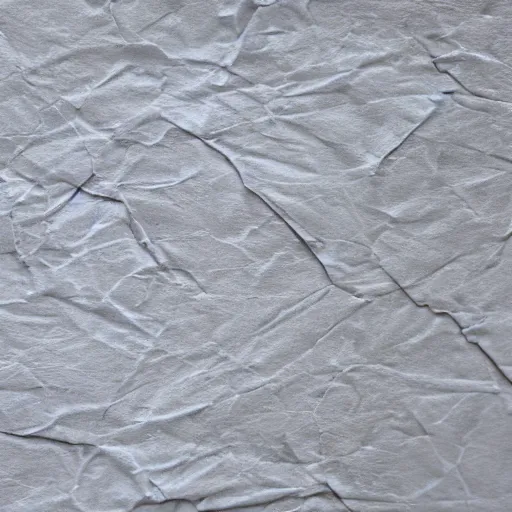 Prompt: white softly crinkled note book paper texture 4k