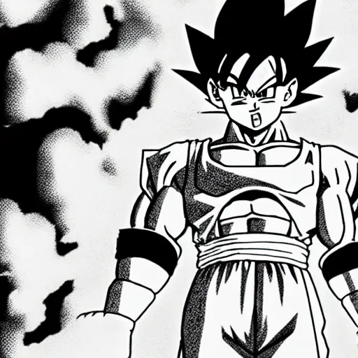 Dragon Ball Z: Battle of Z Goku Gohan Line art Drawing, line, angle, white,  monochrome png | PNGWing