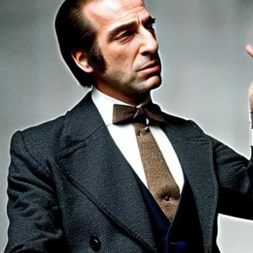 Image similar to still of saul goodman from the Godfather(1980)