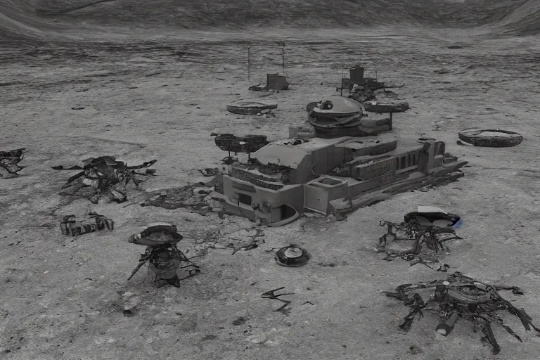 Prompt: leaked top secret footage of an ufo chrash site, military inspecting, vintage old shot with an old camera, intricate details, eerie, highly detailed, photorealistic, octane render, 8 k, unreal engine.