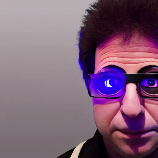 Image similar to kevin mitnick as a bank robber, radiant skin, huge anime eyes, rtx on, perfect face, directed gaze, canon, vfx, symmetric balance, polarizing filter, photolab, lightroom, 4 k, dolby vision, photography award