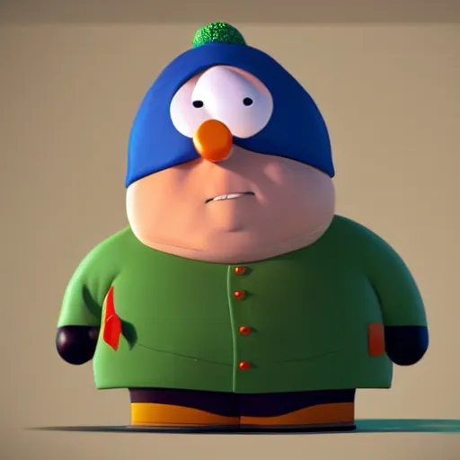 Prompt: ultra realistic 4 k photorealistic eric cartman from southpark - n 9