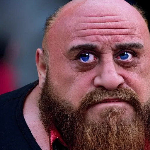 Image similar to Danny Devito staring as Zangief in the Street Fighter 2024 movie