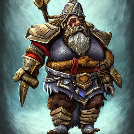 Image similar to a dwarf warrior riding on an armored boar, hearthstone coloring style, epic fantasy style art, fantasy epic digital art