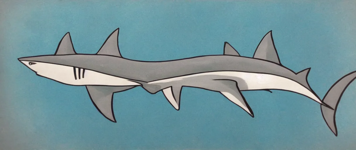 Image similar to art deco shark